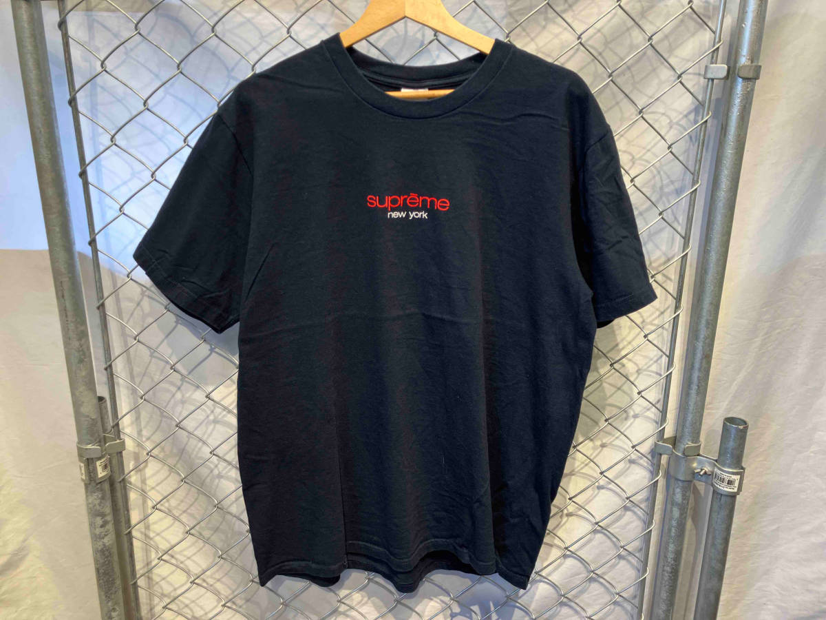 Supreme ① 22SS Classic Logo Tee ブラック サイズL 半袖Tシャツ シュプリーム クラシックロゴ