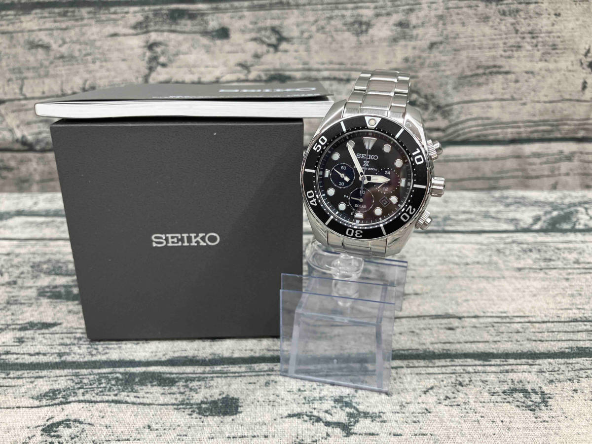 【箱付き】【説明書付き】SEIKO V192-0AD0 腕時計 ソーラー