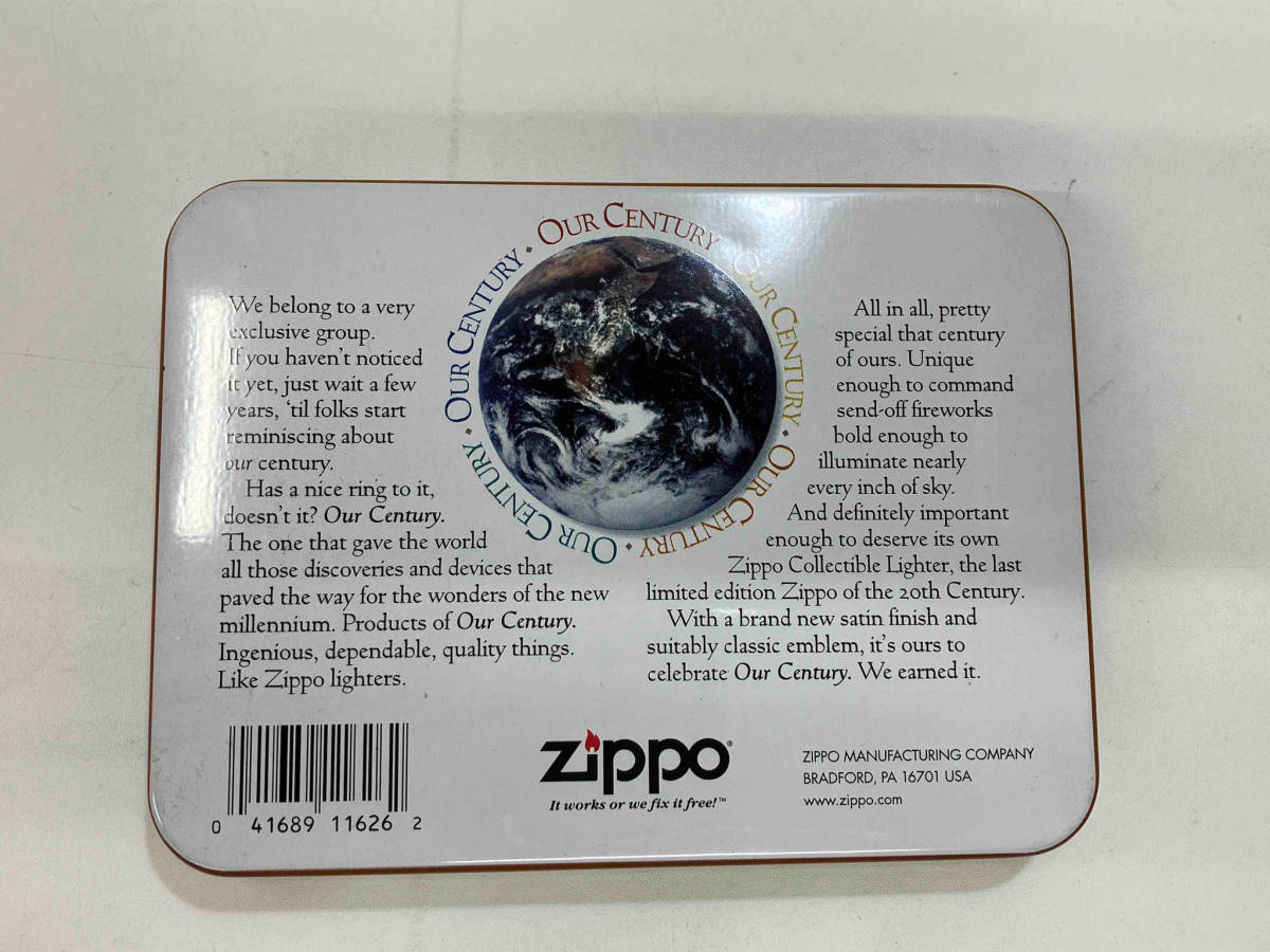 未使用品 美品 OURCENTURY ZIPOO 1999年製 店舗受取可_画像4
