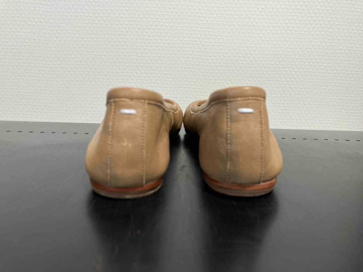 Maison Margiela mezzo n Margiela Tabitabi балетки 37 24cm обнаженный бежевый napa кожа кожа женский туфли-лодочки обувь 