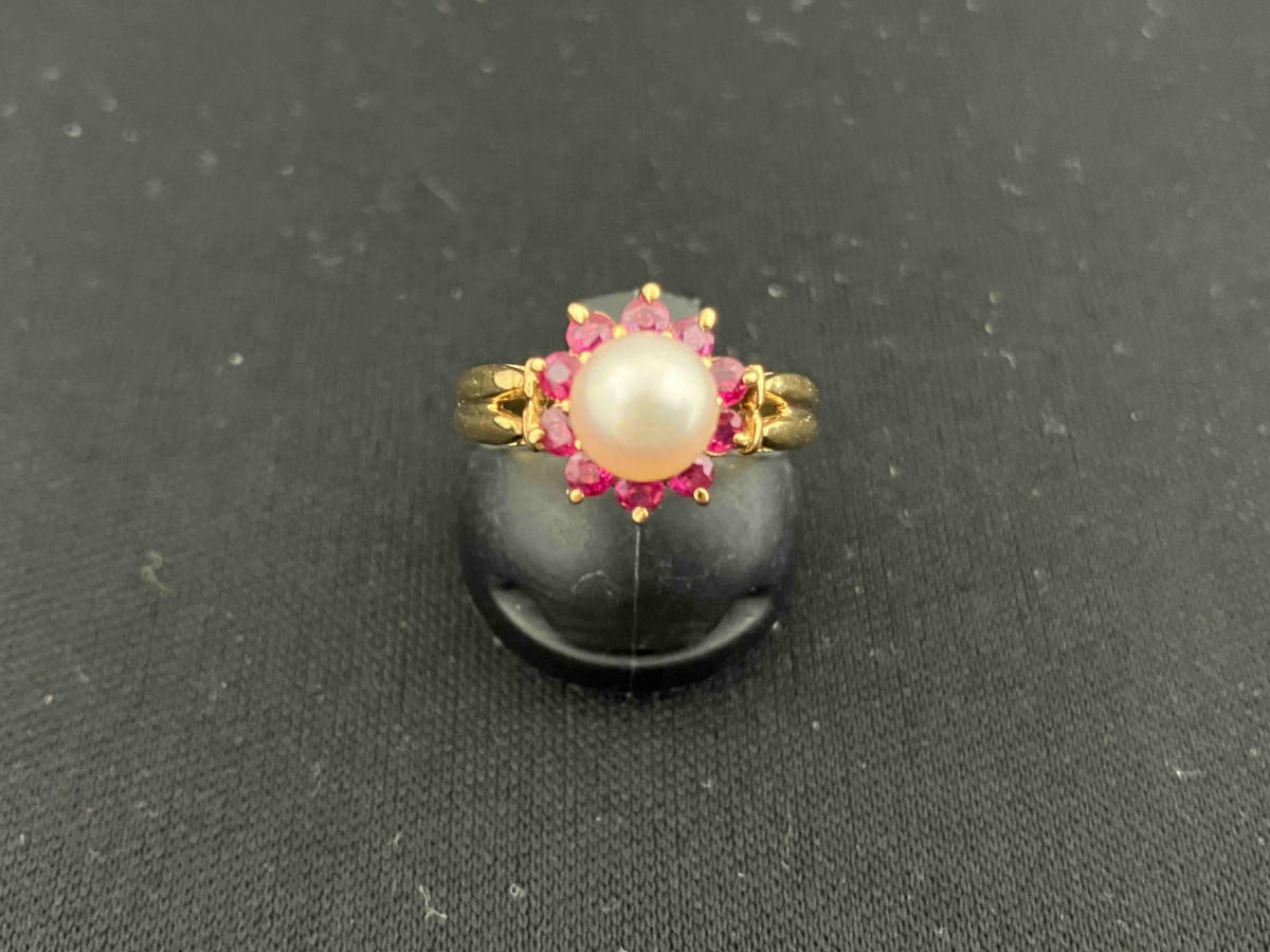クリスマスツリー特価! K18/0.63ct/#12/3.2g/リング イエローゴールド