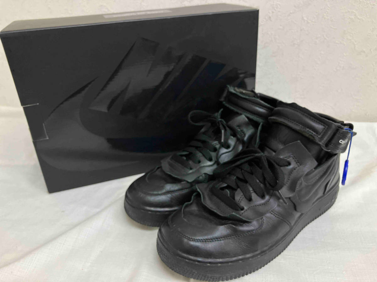 COMME des GARCONS×NIKE AIR FORCE 1 MID 20AW DC3601-001 スニーカー ブラック 24.5cm