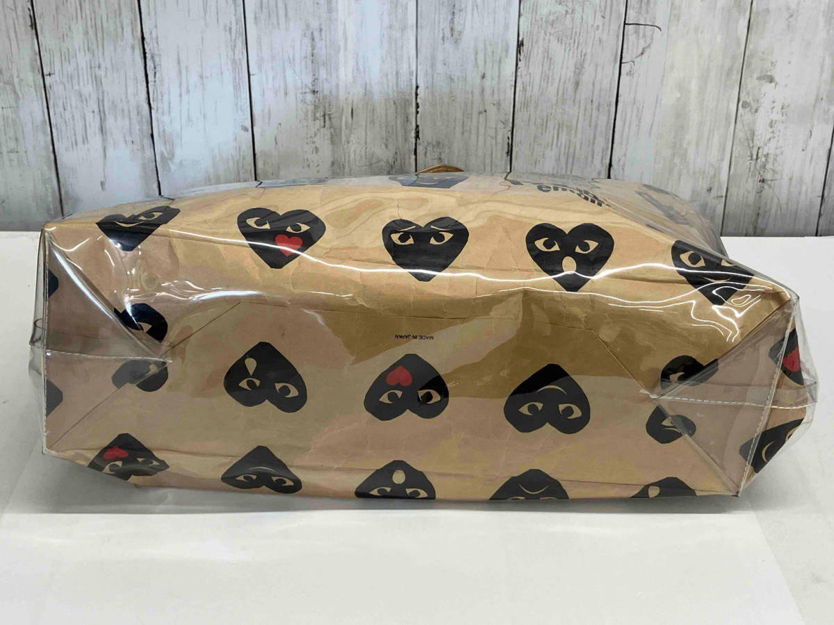 PLAY COMME des GARCONS /トートバッグ/プレイコムデギャルソン/HOLIDAY emoji PVC /総柄_画像3