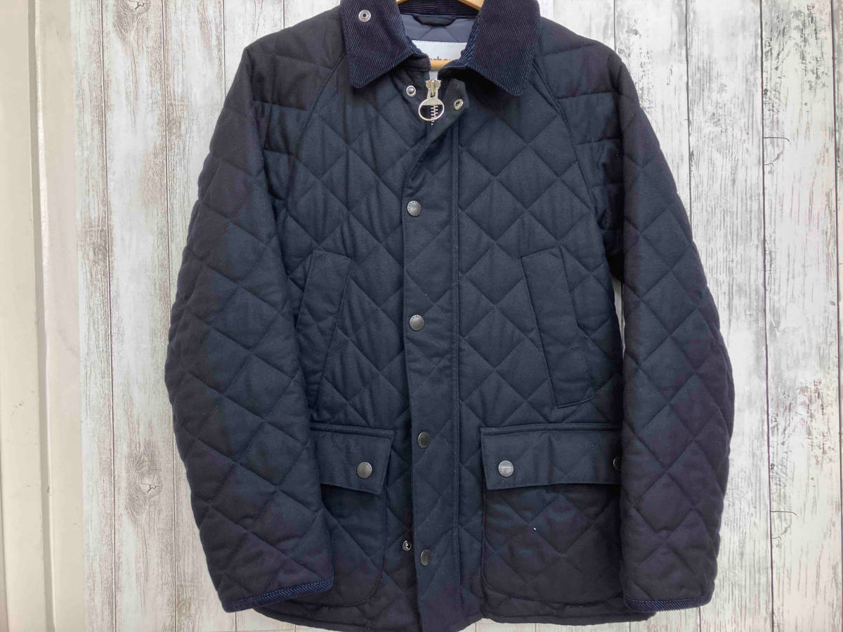 BARBOUR ウールジャケット ネイビー_画像1