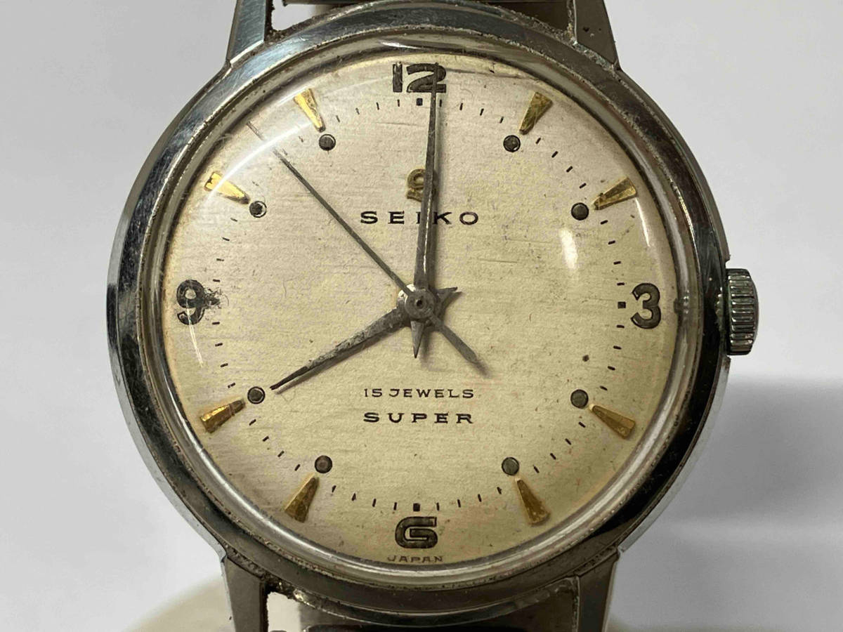 【ジャンク】SEIKO セイコー 15 JEWELS SUPER 手巻き 腕時計
