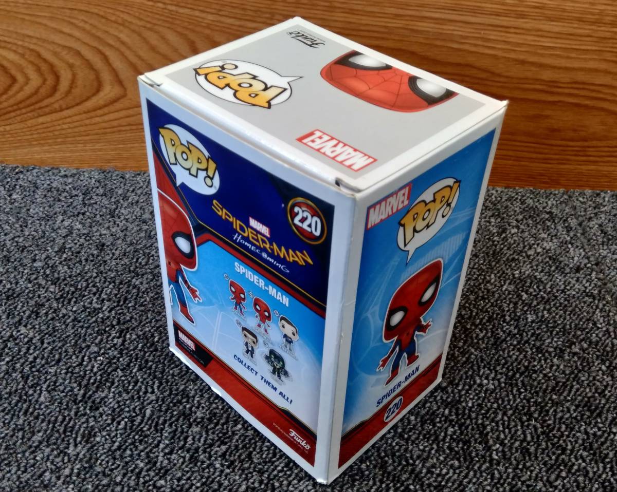 鴨079 Funko POP 220【SPIDER-MAN スパイダーマン】HOMECOMING MARVEL ホームカミング マーベル ファンコ ポップ_画像2