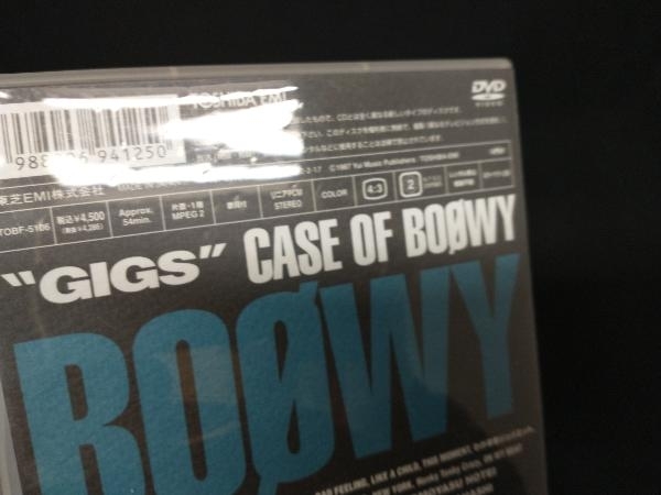 DVD BOOWY GIGS CASE OF BOOWY1_画像3