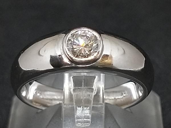印象のデザイン ダイヤモンド Pt900 デザイン 店舗受取可 8.5g D0.29ct プラチナ 指輪 リング プラチナ台