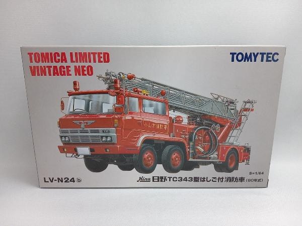 トミーテック 1/64 トミカ リミテッド ヴィンテージ ネオ LV-N24b 日野 TC343型 はしご付消防車 80年式(ゆ04-08-01)