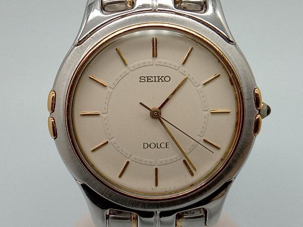 SEIKO DOLCE наручные часы 5E31-600A ремень примерно 19cm Seiko Dolce 