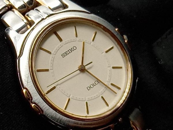 SEIKO DOLCE наручные часы 5E31-600A ремень примерно 19cm Seiko Dolce 