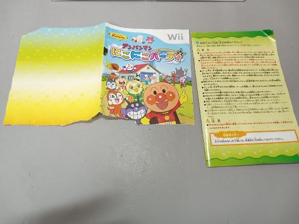 ジャンク 【説明書やぶれ】Wii アンパンマン にこにこパーティ_画像6