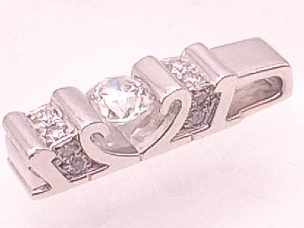 Pt900／ダイヤモンド0.308ct 0.10ct／トップ／3.3g