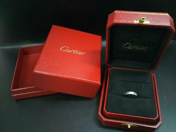 【付属品有り】【美品】Cartier カルティエ K18 約11号 約3.8g ラブリング FQ8501 リング ブランドアクセサリー