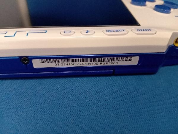 ジャンク PSP-3000 本体 ホワイト/ブルー_画像3