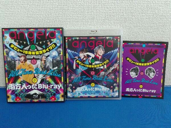 angelaのデビュー15周年記念ライヴ!!とAll Time Best Liveが両方入ったBlu-ray(Blu-ray Disc)_画像1