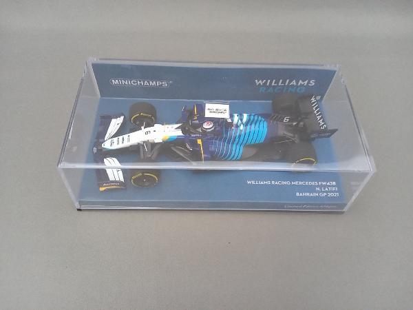 MINICHAMPS 1/43 ウィリアムズ レーシング メルセデス FW43B ニコラス・ラティフィ バーレーンGP2021 ミニチャンプス_画像4