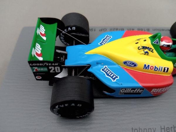 Spark model 1/43 Benetton B188 Brazil GP 1989 #20 Johnny Herbert Ｓｐａｒｋ　ｍｏｄｅｌ_画像7