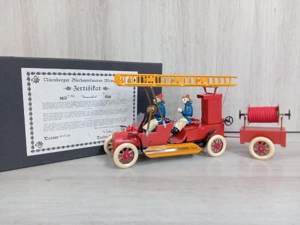Tucher＆Walther T182 ヴィンテージ Tin Red Car Fire Truck Made in Germany ブリキ