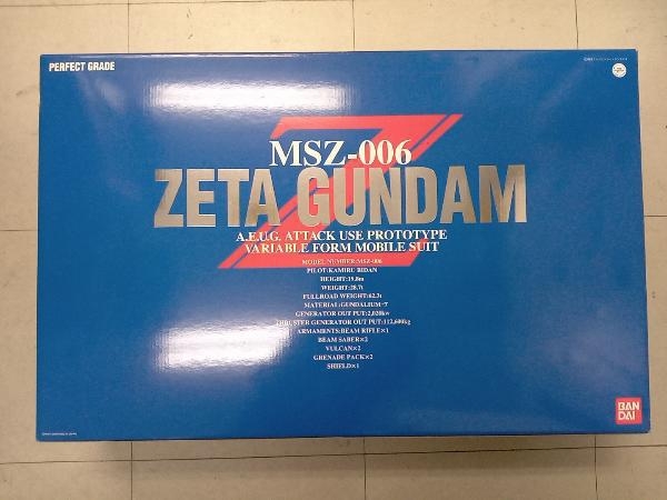  не использовался товар пластиковая модель Bandai 1/60ze-ta Gundam PG [ Mobile Suit Z Gundam ]