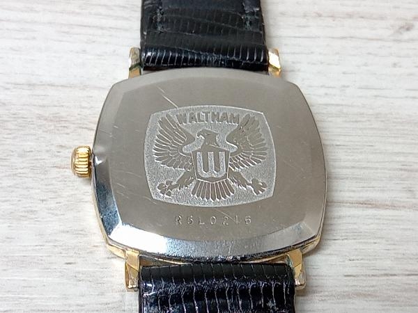 ジャンク WALTHAM　ウォルサム　MAXIM R5L0216 手巻き　白文字盤　メンズ腕時計_画像5