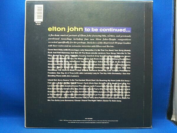 CD elton john to be continued..._画像2