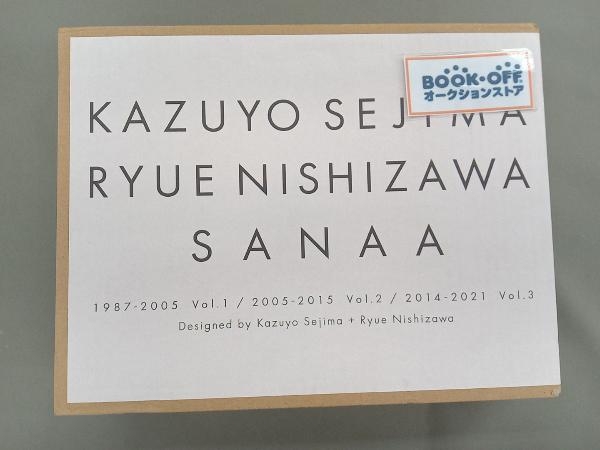 KAZUYO SEJIMA RYUE NISHIZAWA SANAA 3巻セット 妹島和世