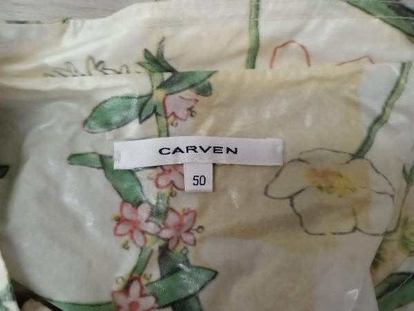 ジャケット CARVEN JR-UE-SS 0348 花柄コーチ マウンテンパーカー　サイズ50 カラー花柄 店舗受取可_画像3