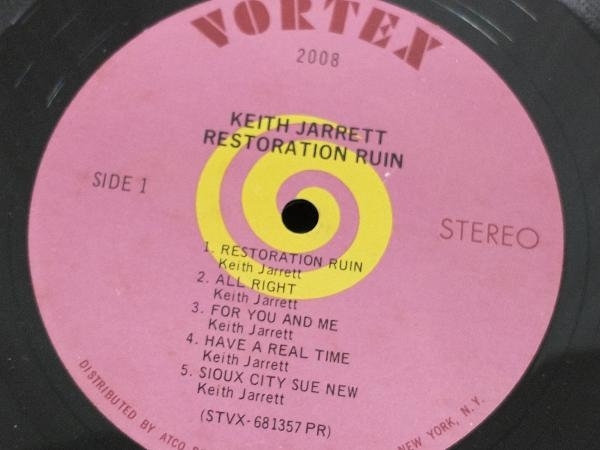 【LP】Keith JarrettRestoration Ruin_画像5