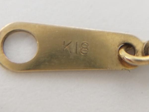 K18 ゴールド 全長約40cm 総重量約4.2g デザインチェーン ネックレスの画像7