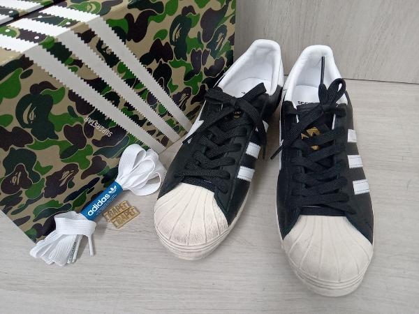 adidas SUPERSTAR×A BATHING APE SS80S BAPE 27cm ブラック IF2385