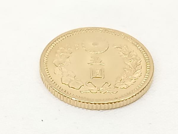 新5円金貨 明治三十年 総重量4.2g 五圓 古銭_画像4