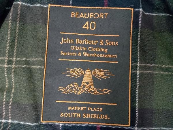 Barbour 40th anniversary beaufort サイズ42 オイルジャケット オリーブ_画像6