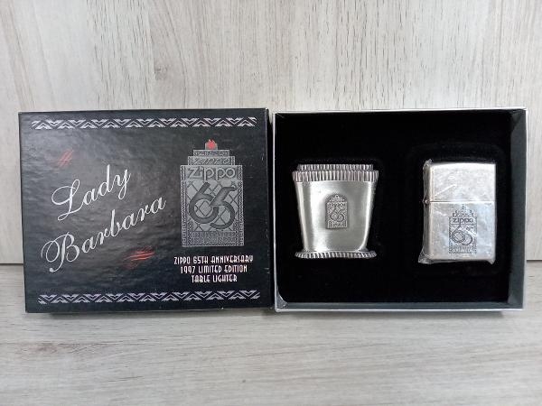 オンラインショップ 65周年記念 ライター ジッポ ZIPPO 卓上スタンド 箱有り 19961 その他
