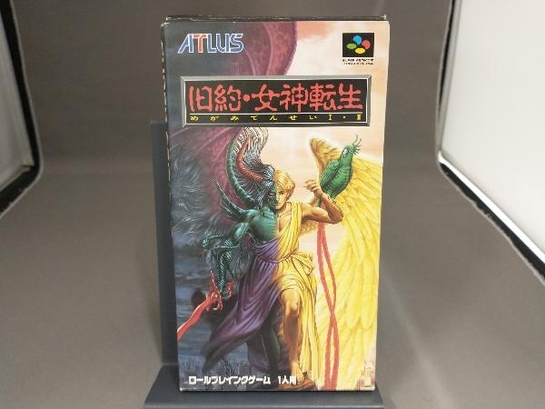 【動作確認済】【 説明書なし】 旧約・女神転生 スーパーファミコン_画像1