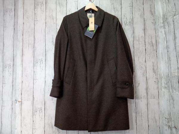 【タグ付き】J.PRESS ジェイプレス LOROPIANA GREEN STORMSYSTFM ステンカラーコート ブラウン M 店舗受取可