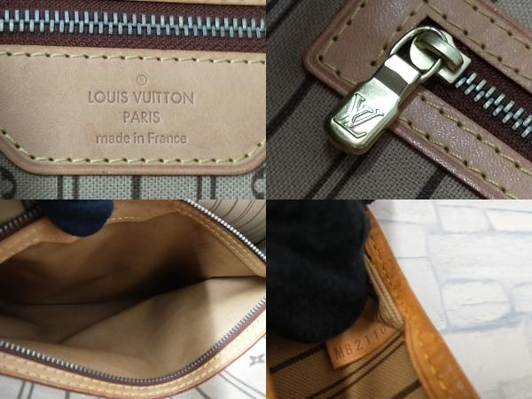 ルイヴィトン LOUIS VUITTON モノグラム ネヴァーフルMM M40156 トートバッグ ハンド ブラウン系 ゴールド金具 レディース 保存袋 鑑定書付_画像7