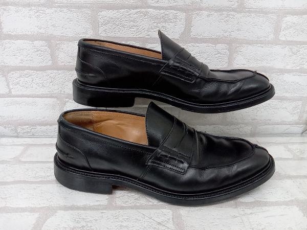 TRICKER'S JAMES トリッカーズ コインローファー レザーシューズ メンズ ブラック ビジネス フォーマル サイズ9.5 イングランド製 状態考慮_画像3