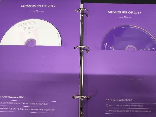 DVD BTS MEMORIES OF 2017(UNIVERSAL MUSIC STORE & FC limitation version )