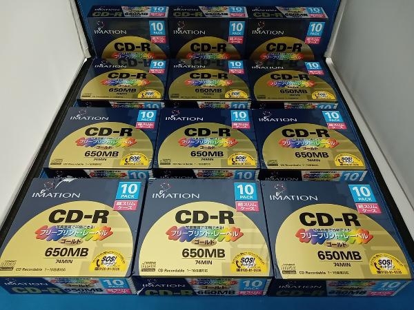 未開封★IMATION　CD-R　650MB　74MIN　10PACK　超スリムケース　12個セット_画像2