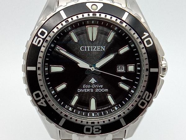 CITIZEN PROMASTER ソーラー 腕時計 E168-S111501 ベルト約22cm BN0109-82E 黒文字盤 箱付_画像1