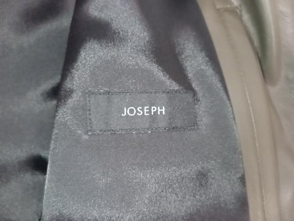 美品 JOSEPH ジョセフ LWJHNA0102 ライトラムナッパシングルライダース シングルライダース 新品タグ付き_画像6