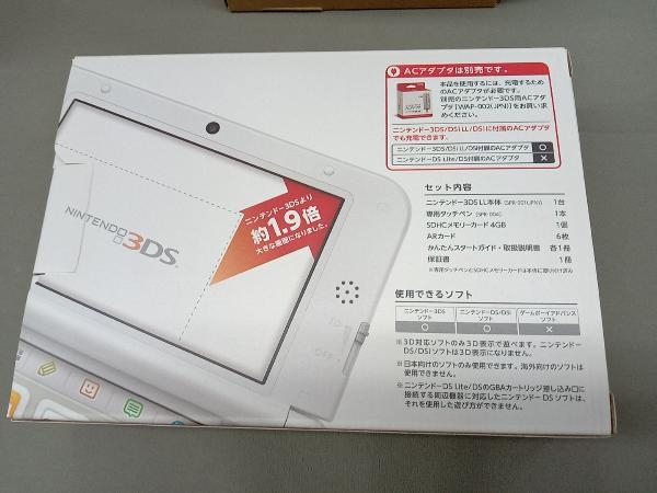 SDカードなし ニンテンドー3DS LL:ホワイト(SPRSWAAA)_画像2