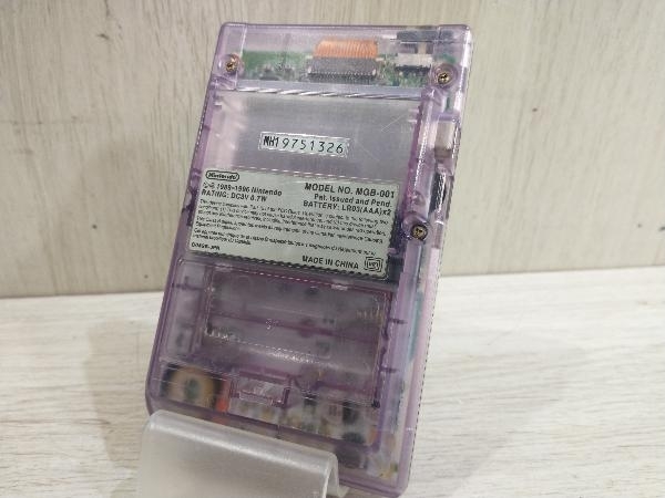 ジャンク Nintendo GAMEBOY Pocket ゲームボーイポケット クリア TU02_画像2