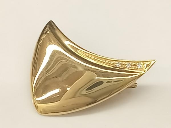 55%以上節約 K18 イエローゴールド ブローチ 2.91g アクセサリー イエローゴールド