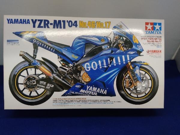 プラモデル タミヤ ヤマハ YZR-M1'04 No.46/No.17 1/12 オートバイシリーズ_画像1