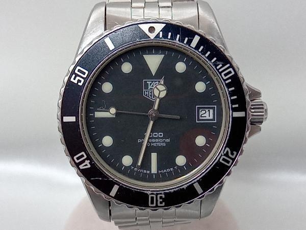 激安正規 【TAGHEUER】980.013N ルミナス破損 中古 メンズ 防水検査済み クォーツ プロフェッショナル その他