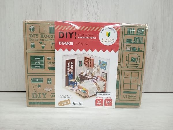 【未開封】Robotime rolife diy ドールハウス木製ミニチュアハウス手作りおもちゃ誕生日ギフト DGM08 マイルーム_画像1