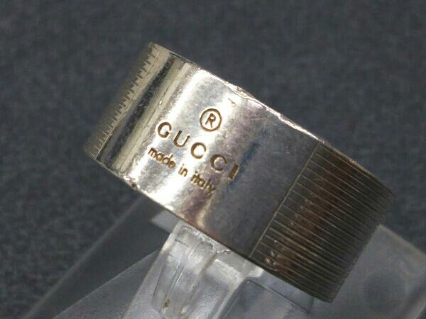 高評価の贈り物 #7 シルバー グッチ GUCCI/SV 8.23g リング 指輪 ブランドアクセサリー シルバー