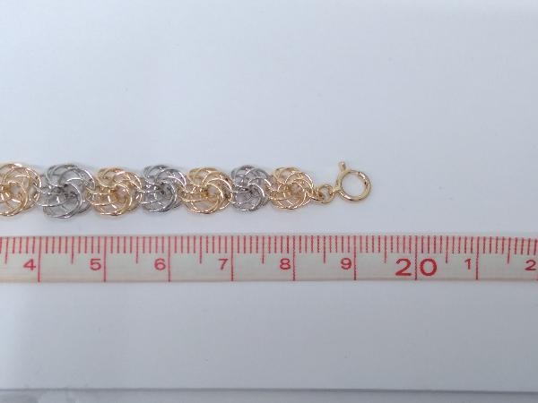 Pt850 K18 bracele approximately 19cm 11.9g